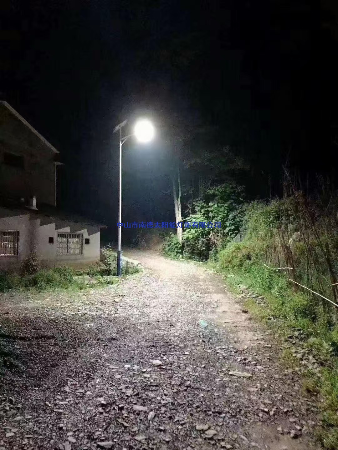 山東孝水硒鄉(xiāng)路燈改造項目